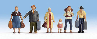 Walthers SceneMaster 949-6040 HO Scale Passengers pkg(6) -- Ready to Board
