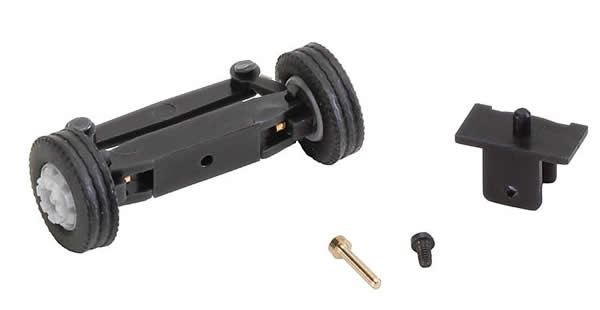 Faller 163012 HO Scale Front Axle Steering Mechanism w/Wheels - Assembled