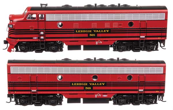 Walthers Mainline 910-21407 HO Scale EMD F7 A-B Set ESU Sound DCC LV #568/569