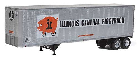 Walthers SceneMaster 949-2506 HO Scale 40' Trailer 2-Pack- llinois Central