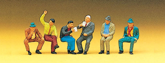 Preiser 10097 HO Scale Seated Persons Figure Set #3