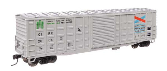Walthers Mainline 910-46704 HO Scale 50' Waffle Boxcar RTR CIRR #2604