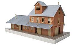 Walthers Trainline 931-918 HO Brick Freight House Kit