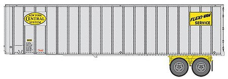 Walthers SceneMaster 949-2606 HO Scale Flexi-Van 40' Trailer 2-PackNew York Cent