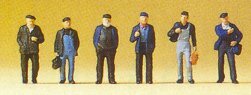 Preiser 79110 N Scale People Working -- Industrial Workers pkg(6)
