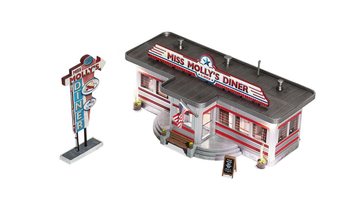 Woodland Scenics BR5066 HO Scale Miss Molly's Diner