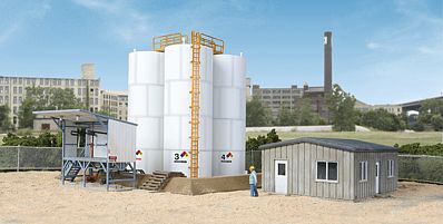 Walthers Cornerstone 933-4038 HO Scale Truck-Served Fuel Distributor -- Kit