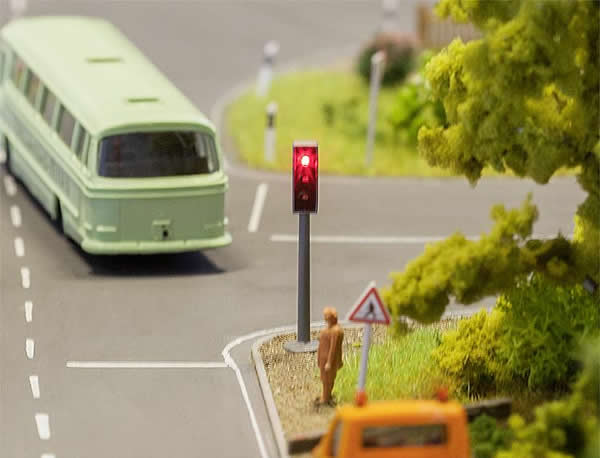 Faller 161841 HO Scale Car System -- LED Traffic Signals Only pkg(2)