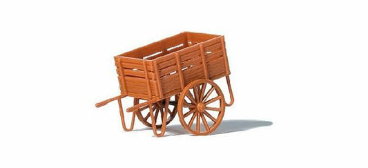 Preiser 17711 HO Scale Flatbed Platform Hand Truck/Wagon - Assembled