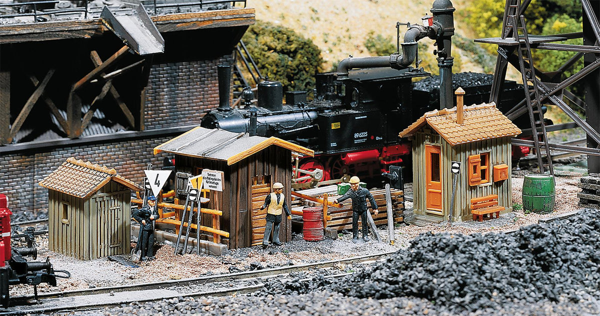 Faller 120140 HO Scale Three Trackside Shanties Model Kit