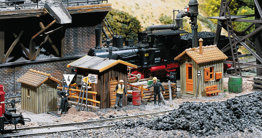 Faller 120140 HO Scale Three Trackside Shanties Model Kit