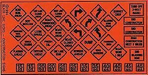 Blair Line 104 HO Scale Highway Signs Construction 1950s-Present