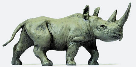 Preiser 29521 HO Scale Animal -- African Rhinoceros #1