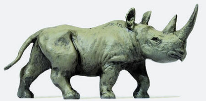 Preiser 29521 HO Scale Animal -- African Rhinoceros #1