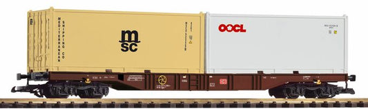 Piko 37755 G Scale DR IV Flat Car w/2 20' Containers DSR