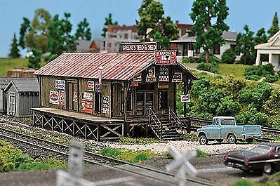 Blair Line 1005 N Scale Greene's Feed & Seed Kit - 3-7/8 x 1-1/2" 9.8