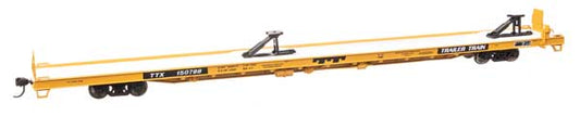 Walthers Mainline 910-5738 HO Scale 89' Channel Flatcar Trailer-Train #150788