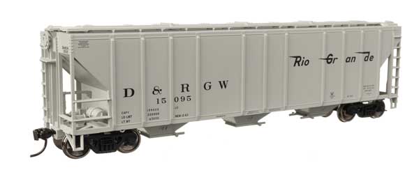 Walthers Mainline 910-49411 HO Scale 50' PS2-CD Hopper RTR DRGW #15095
