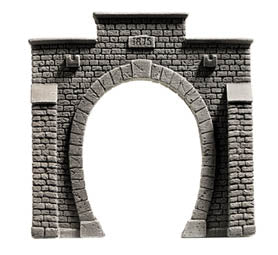 Noch 58051 HO Scale Profi-Plus Scenic Components -- Tunnel Portal Single-Track