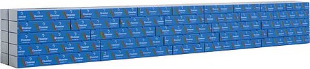 Walthers Scenemaster 3152 HO Scale Wrapped Lumber Load for WalthersMainline 72' Centerbeam Flatcar -- Domtar