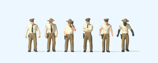 Preiser 10796 HO Scale U.S. Sheriff Deputies Figure Set