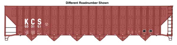 Walthers Mainline 910-56348 HO Scale 73' Wood Chip Hopper RTR KCS #503908