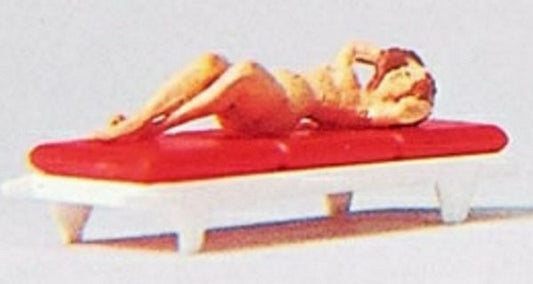 Preiser 29048 HO Scale Recreation -- Sun Bathing - Figure