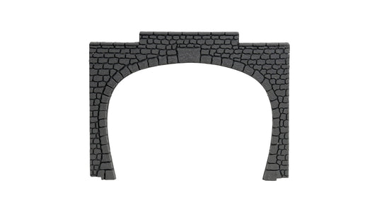 Noch 60020 HO Scale Double-Track Tunnel Portal, Cut-Stone, Tan