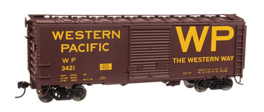 Walthers Mainline 910-45224 HO Scale 40' ACF Welded Boxcar RTR WP #3421