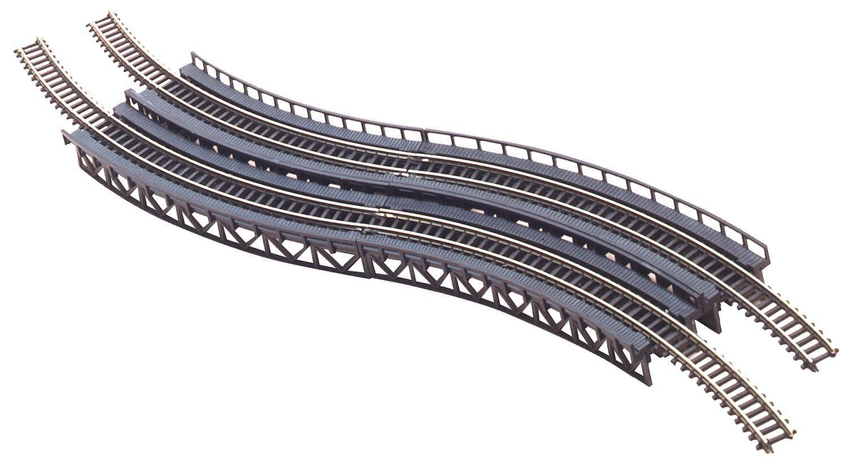 Faller 282905 Z Scale 4 Curved Track Beds Model Kit