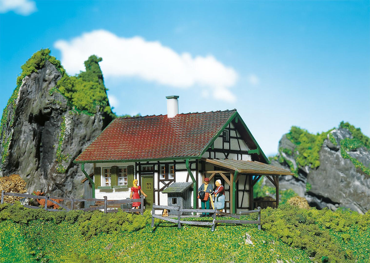 Faller 130277 HO Scale Half-Timbered Chalet Model Kit