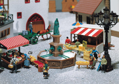 Faller 180581 HO Scale Fountain with Figure Model Kit
