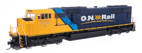 Walthers Mainline 910-11014 HO Scale EMD SD75I Standard DC Ontario Northland #2104