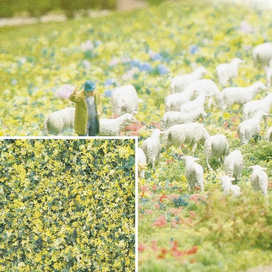 Busch 7358 A Scale Foam Flock Ground Cover -- Dandelion 6-3/4oz 200ml