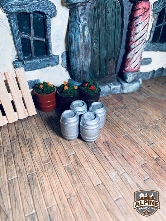 Alpine Railworks 3001 O Scale Keg Barrels 3001 (4)