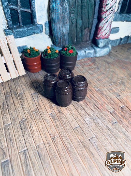 Alpine Railworks 3002 O Scale Beer Barrels (4)