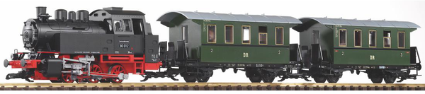 Piko 38125 G Scale DR BR80 Passenger Starter Set Analog Sound