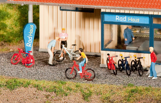 Faller 180445 HO Scale 16 Mountain Bikes Model Kit