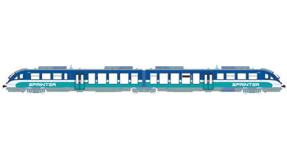 Piko 52096-S HO Scale NCTD Sprinter 4007 Diesel, Sound