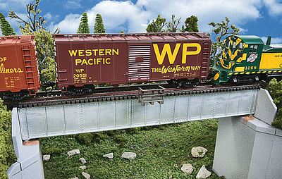 Walthers Cornerstone 933-4507 HO Scale 70' Single-Track Deck Bridge -- Kit