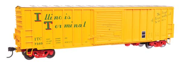 Walthers Mainline 910-46015 HO Scale 50' ACF Boxcar RTR Illinois Terminal #7349