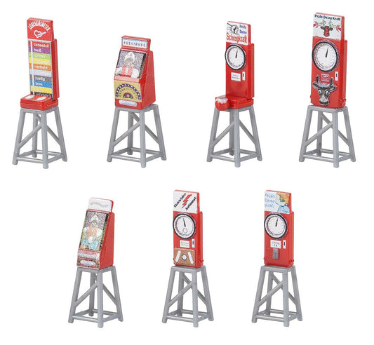 Faller 180946 HO Scale 7 Funfair Slot Machines Model Kit