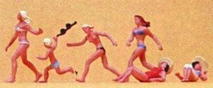 Preiser 10211 HO Scale Recreation & Sports -- Fun At The Beach