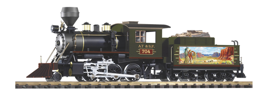 Piko 38233 G Scale SF Mogul Loco 704 Sound
