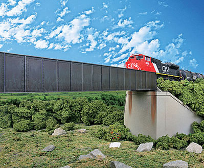 Walthers Cornerstone 933-4503 HO Scale 90' Single-Track Girder Bridge -- Kit