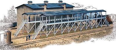 Walthers Cornerstone 933-3245 N Scale Ice House & Icing Platform