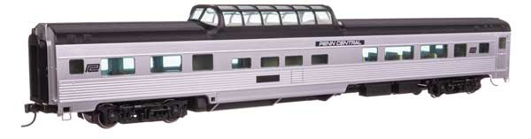 Walthers Mainline 910-30415 HO Scale 85' Budd Dome Coach RTR Penn Central