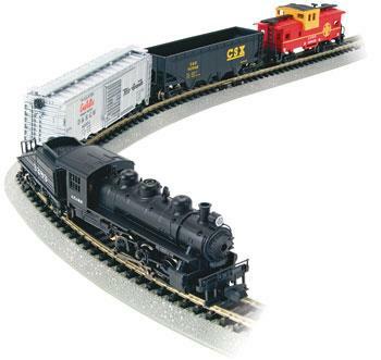 Bachmann 24014 N Scale Yard Boss Train Set Santa Fe