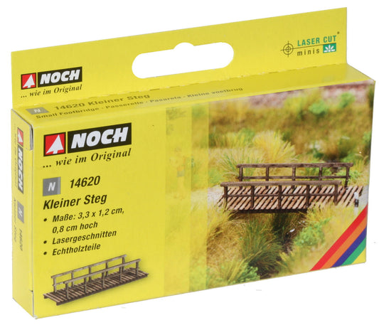 Noch 14620 N Scale Small Footbridge Laser-Cut Kit