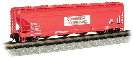 Bachmann 17562 N Scale ACF 56' 4-Bay Center-Flow Continental